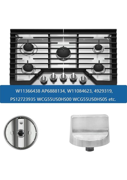 Adet W11366438 Fırın Ocağı Düğmesi Montajı Whirlpool Düğmesi W11084623 AP6888134 W11084623 Ocak Düğmeleri Için Yedek (Yurt Dışından) modelleri