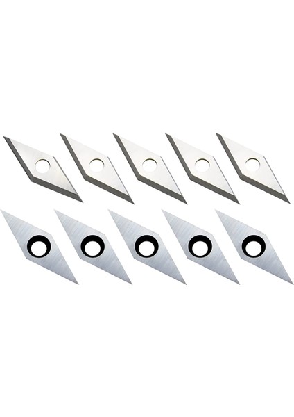 Ahşap Torna Tezgahları Için 10 Adet Karbür Kesici 10X30MM (Yurt Dışından)