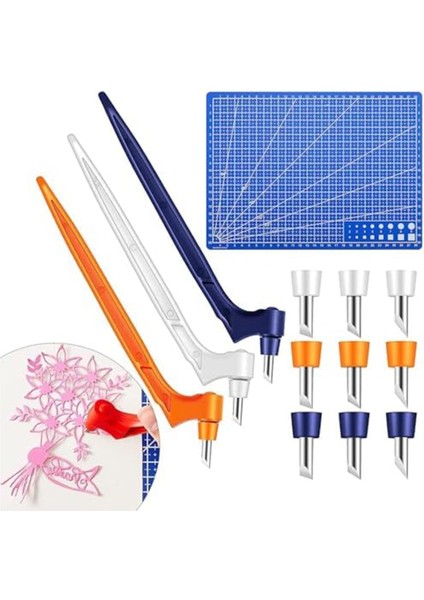 El Sanatları Kesme Aletleri Seti 360° Dönebilen Jiroskop Kesme Aleti B (Yurt Dışından)