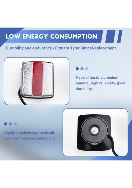 7 Pinli LED Römork Fren Lambası 10 M Kablo (Yurt Dışından) indirimleri