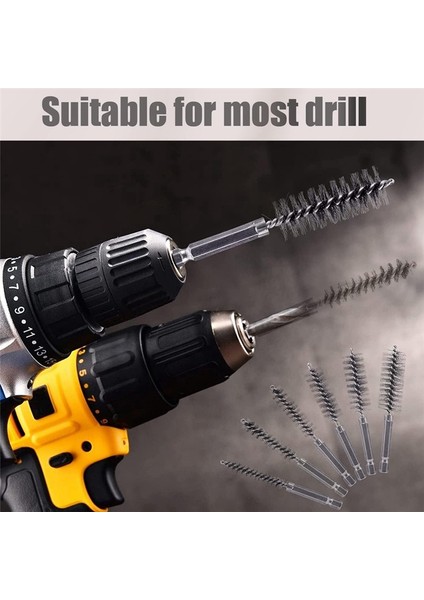 17 Parça Tel Fırça Seti, Endüstriyel Tel Fırçalarla 14 Boyutta Matkap Darbeli Sürücü Için Tel Delik Fırçası (Yurt Dışından) modelleri