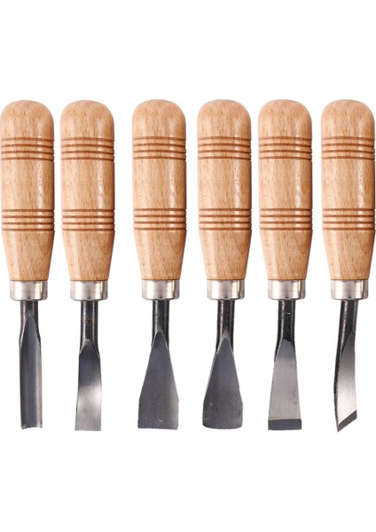 6 Adet Ahşap Kesim Bıçağı Ahşap Oyma Keski Seti Talaş Detay Oyma Keski Seti Paslanmaz Ahşap Marangoz El Aletleri Kendin Yap Çalışmaları Için (Yurt Dışından)