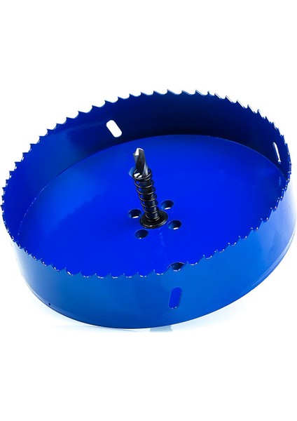 Mısır Deliği Tahtaları/mısır Deliği Delme Kesici ve Altıgen Şaftlı Matkap Ucu Adaptörü Için 6 Inç 152 mm Delik Testeresi Bıçağı (Mavi) (Yurt Dışından) fiyatları