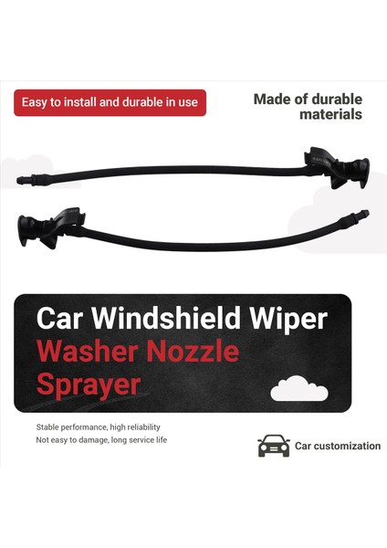 Ford Mustang 2010-2014 Ford Explorer Mk5 2011-2018 Için Araç Ön Cam Silecek Yıkama Meme Püskürtücüsü BB5Z17603A (Yurt Dışından) fırsatları