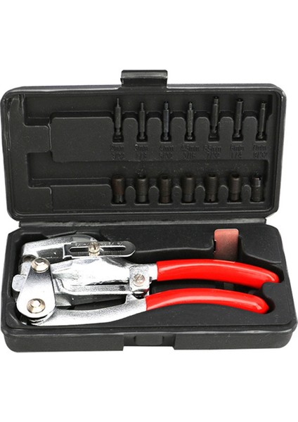16 Adet Sac, Bakır, Alüminyum, Demir, Deri, Plastik, Manuel Delme Pensesi, Delik Açma Pensesi Takım Seti (Yurt Dışından)
