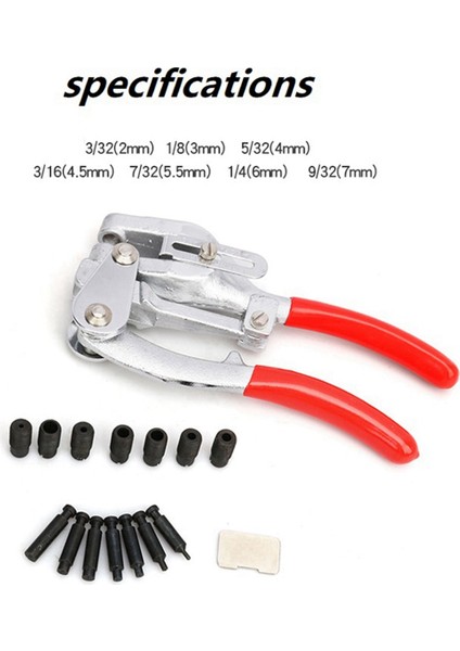 16 Adet Sac, Bakır, Alüminyum, Demir, Deri, Plastik, Manuel Delme Pensesi, Delik Açma Pensesi Takım Seti (Yurt Dışından) fırsatları