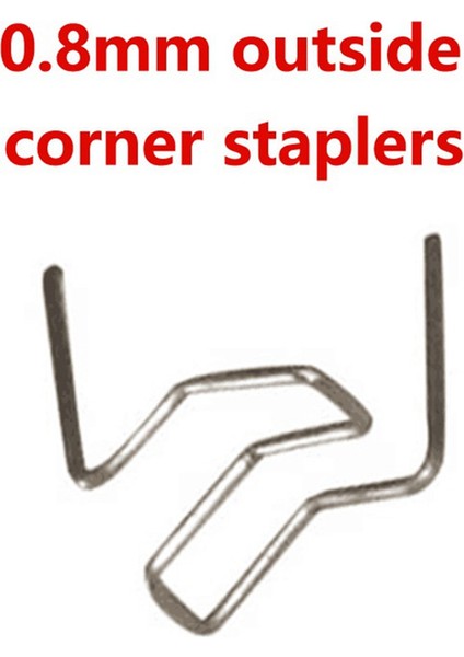 500 Adet 0,8 mm Dış Köşe Sıcak Zımba Makinesi Plastik Kaynak Makinesi Onarımı Için Standart Önceden Kesilmiş Dalga Zımba Kaynak Tamponu Araba Tamponu (Yurt Dışından) fiyatları