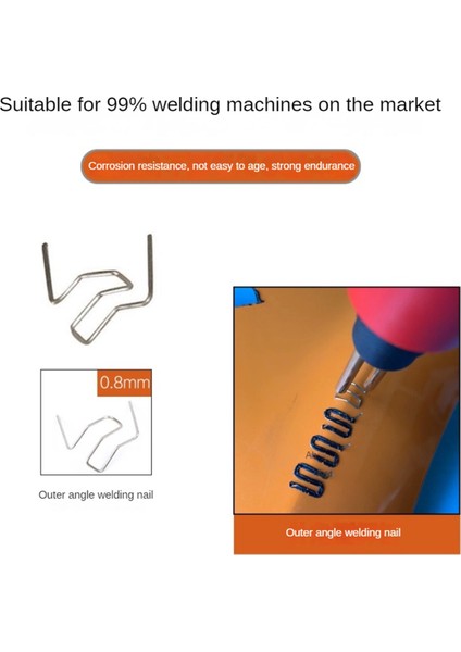 500 Adet 0,8 mm Dış Köşe Sıcak Zımba Makinesi Plastik Kaynak Makinesi Onarımı Için Standart Önceden Kesilmiş Dalga Zımba Kaynak Tamponu Araba Tamponu (Yurt Dışından) indirimleri