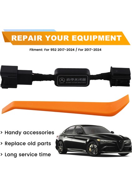 Alfa Romeo Stelvio Giulia 2017-2024 Otomatik Durdurma Başlatma Cihazı Kontrolü Için Tahterevalli Otomatik Durdurma Başlatma Eliminatörü (Yurt Dışından) indirimleri