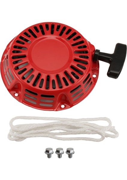 Honda GX200 GX160 Geri Tepmeli Marş Motoru 5.5 6.5hp Kavisli Çubuk Mandalı Motor Için Çekme Başlatma Tertibatı 28400-Z4M-306ZB 27400-Z1 (Yurt Dışından)