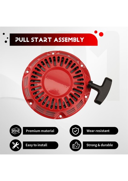 Honda GX200 GX160 Geri Tepmeli Marş Motoru 5.5 6.5hp Kavisli Çubuk Mandalı Motor Için Çekme Başlatma Tertibatı 28400-Z4M-306ZB 27400-Z1 (Yurt Dışından) fırsatları