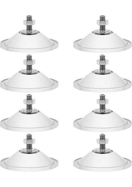 8 Adet Ağır Hizmet Tipi Vantuzlar Güçlü Kalınlaştırılmış Pencere Vantuzları Şeffaf Pvc Vantuz Pedleri 2,16 Inç Büyük Vantuzlar (Yurt Dışından)