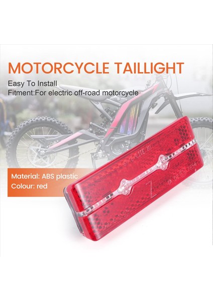 Sur-Ron Surron Light Bee x Elektrikli Arazi Motosikleti Için Motosiklet Arka Stop Lambası, Sinyal Lambaları, Fren Lambaları (Yurt Dışından) indirimleri