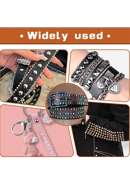 180 Takım Deri Perçin, 8 mm Çift Yuvarlak Kapaklı Deri Perçin, 3 Renk Kapaklı Deri Perçin, Sabitleme Aletleriyle Metal Çiviler (Yurt Dışından) indirimleri