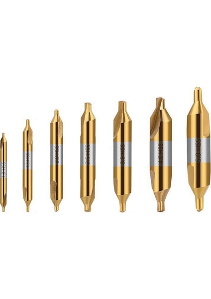 Torna Tezgahı Metal Işleme Için Yüksek Hızlı Çelik Merkez Matkap 7 Parçalı Set 1,0 Mm, 1,5 Mm, 2,0 Mm, 3,5 Mm, 4,0 Mm, 5,0 mm (Yurt Dışından)