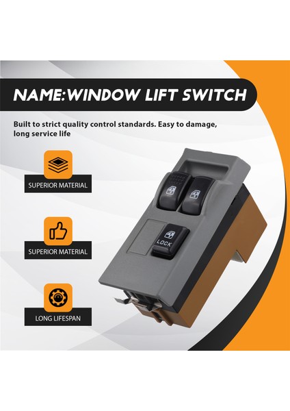 Mitsubishi Canter Otomatik Anahtarı Için 12V Elektrikli Cam Anahtarı MC898319 Sol Direksiyon Cam Kaldırma Anahtarı (Yurt Dışından) fırsatları