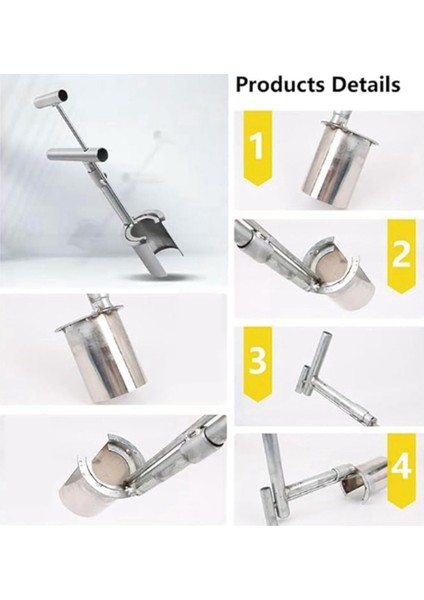 Soğan Dikim Aleti, Fide Dikimi, Ağaç Dikimi ve Çim Alanlarının Havalandırılması Için Verimli Karbon Çelik Dikim Alet Seti (Yurt Dışından) indirimleri