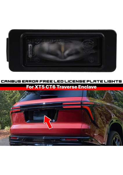 Cadillac Xt5 Için 13510659 Araç Plaka Lambası (Yurt Dışından) fırsatları