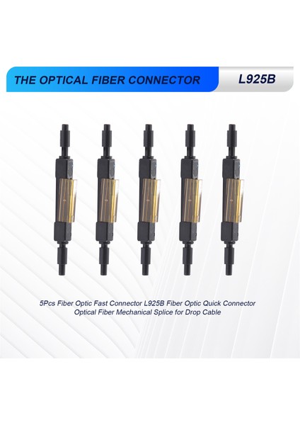5 Adet Fiber Optik Hızlı Konnektör L925B Fiber Optik Hızlı Konnektör Optik Fiber Mekanik Bağlantı Parçası Düşme Kablosu Için (Yurt Dışından) fırsatları