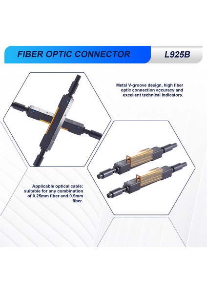 5 Adet Fiber Optik Hızlı Konnektör L925B Fiber Optik Hızlı Konnektör Optik Fiber Mekanik Bağlantı Parçası Düşme Kablosu Için (Yurt Dışından) indirimleri