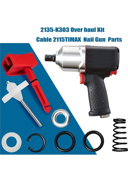 Ingersoll Rand 2115TIMAX Darbeli Anahtar Için 2135-K303 Hava Giriş Takımı Parçaları ve Tetik Tertibatı (Yurt Dışından) fiyatları