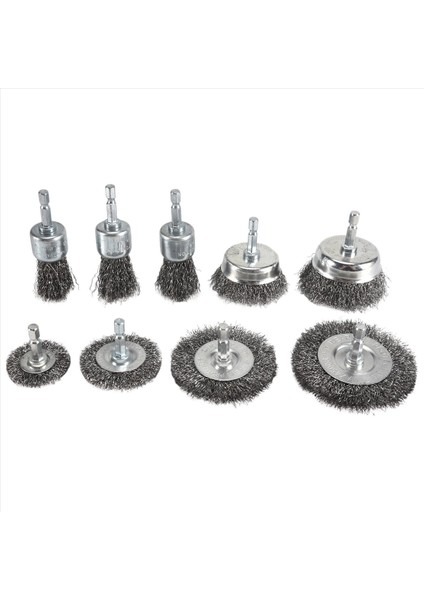 9 Parçalı Kaba Kıvrımlı Tel Tekerlek Bardak Kalem Fırça Seti (Yurt Dışından) fırsatları