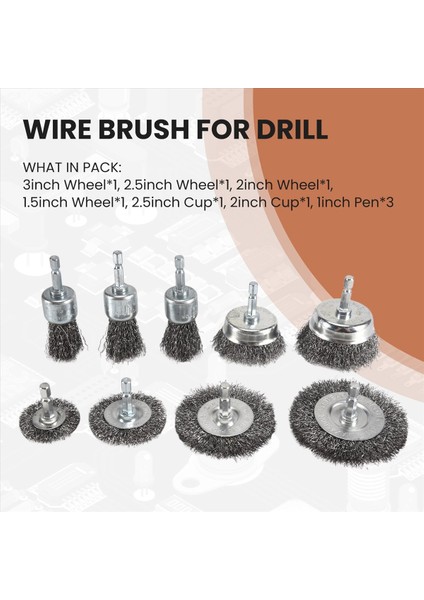 9 Parçalı Kaba Kıvrımlı Tel Tekerlek Bardak Kalem Fırça Seti (Yurt Dışından) indirimleri