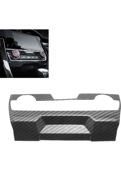 Honda Civic 10. Nesil 2016-2021 Için Karbon Fiber Doku Iç Orta Konsol Klima Anahtarı Paneli Kapağı Döşemesi (Yurt Dışından) fırsatları