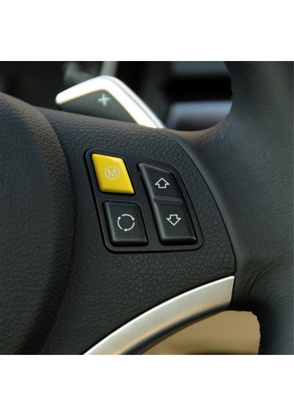 Bmw 3 Serisi M3 E90-E93 2007-2013 Için Sarı Direksiyon Simidi M Modu Düğmesi Mod Anahtarı Düğmesi (Yurt Dışından) indirimleri