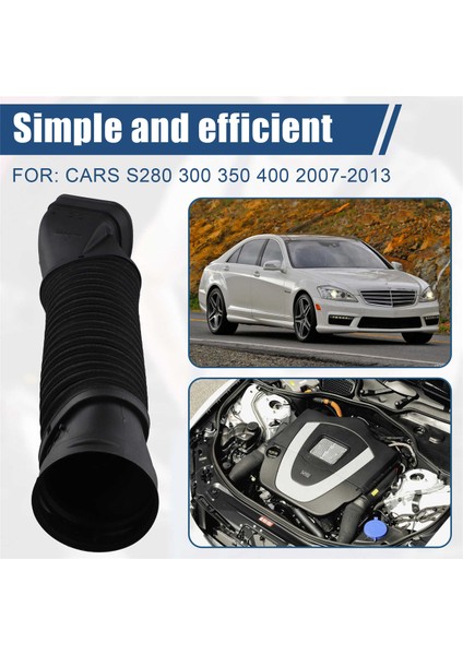 Mercedes-Benz S280 300 350 400 2007-2013 A2720900882 Motor Hava Giriş Hortumu Hava Filtresi Giriş Hortumu Sağ (Yurt Dışından) fırsatları