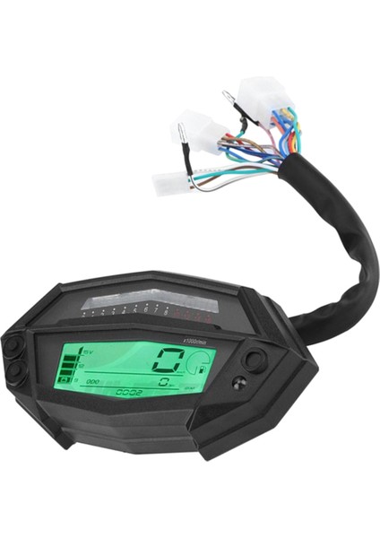 Kawasaki Z1000 Için Sensörsüz Motosiklet LCD Hız Göstergesi Ayarlanabilir Renkli Takometre Göstergesi (Yurt Dışından)
