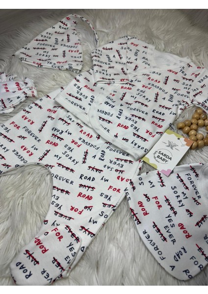 Hastane Çıkış Seti 5 Parça % Pamuklu fiyatları