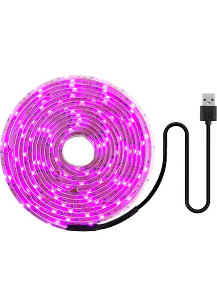 LED Büyüme Işığı Tam Spektrum 5V USB Büyüme Işığı Şeridi 2835 LED Bitki Lambaları Bitkiler Için Sera Hidroponik Yetiştirme 100CM (Yurt Dışından)