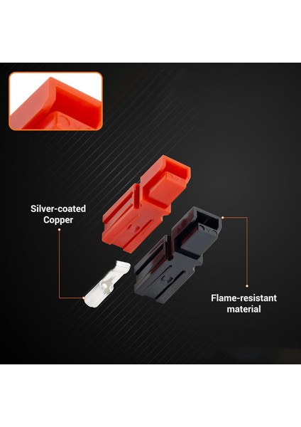 20 Adet Konnektör, Hızlı Bağlantı Kiti, Kırmızı, Siyah ve Gümüş Gövde, Awg 12-16, Ağır Hizmet Tipi Kontak 600V 30A (Yurt Dışından) fiyatları