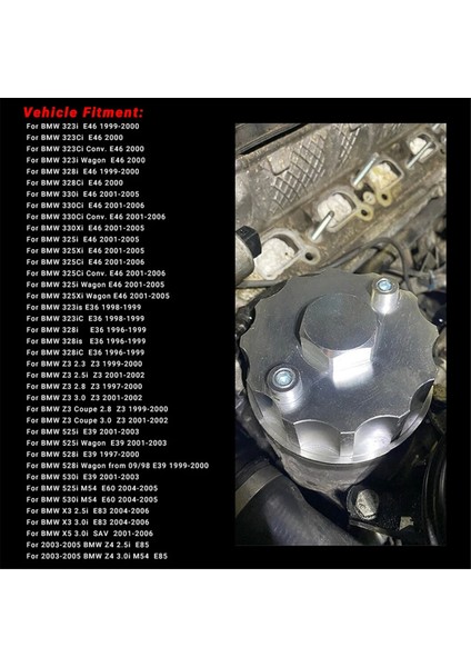 Bmw 323 E36 323I/328I E39 523I/528I E46 328 Motoru Için Yağ Soğutucusu Adaptör Kapağı (Yurt Dışından) fırsatları