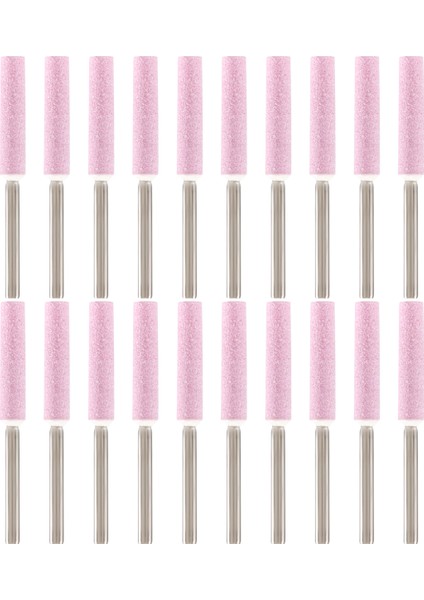 20'li Paket Testere Bileyici Taşlama Taşları, 3/16 Inç/ 4,8 mm Testere Bileyici Için Parlatma ve Bileme Aleti (Yurt Dışından)