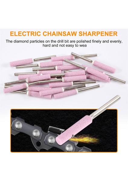 20'li Paket Testere Bileyici Taşlama Taşları, 3/16 Inç/ 4,8 mm Testere Bileyici Için Parlatma ve Bileme Aleti (Yurt Dışından) indirimleri