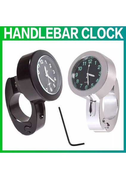 Evrensel 7/8 Inç Motosiklet Gidon Saati Su Geçirmez Darbeye Dayanıklı Toka Montajlı Saat Saati Scooter Motor Bisiklet Için (Yurt Dışından) modelleri