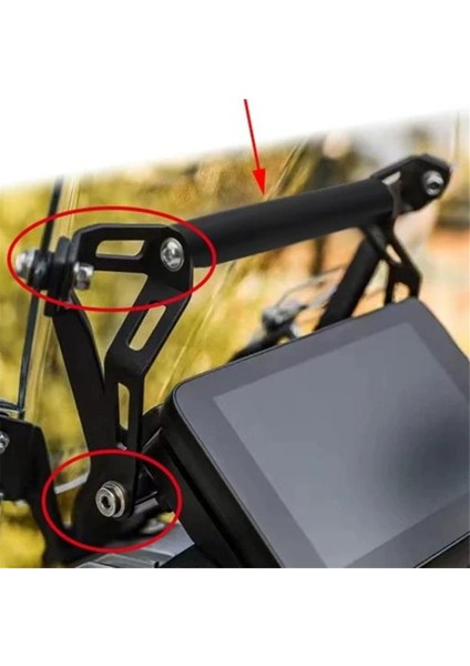 Qjmoto 900 900X Için Motosiklet Navigasyon Tutucu Telefon Tutucu 22 mm (Yurt Dışından) fırsatları