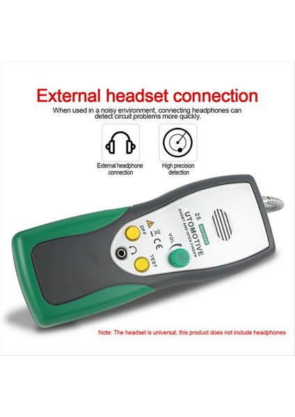 Otomotiv Kısa Devre Bulucu Test Cihazı Araba Kamyon Kablo Izleyici Araba Devre Tarayıcı Açık Kısa Devre Dc Devre Test Cihazı (Yurt Dışından)