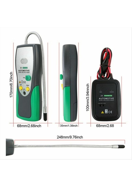 Otomotiv Kısa Devre Bulucu Test Cihazı Araba Kamyon Kablo Izleyici Araba Devre Tarayıcı Açık Kısa Devre Dc Devre Test Cihazı (Yurt Dışından) modelleri