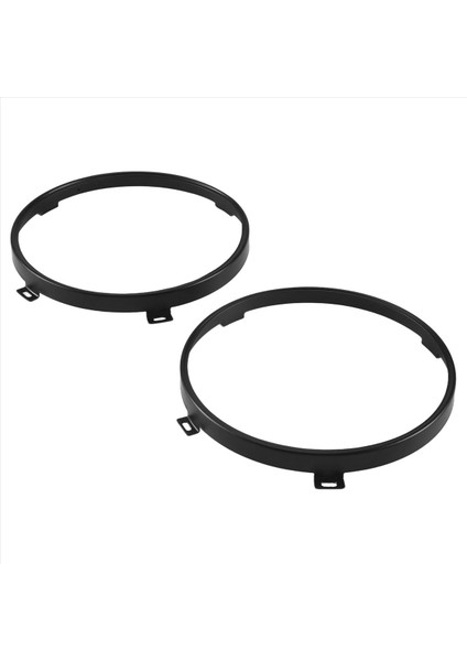 Jeep Wrangler Jk Tj 07-17 7 Inç LED Far Yuvarlak Halka Montaj Braketi Için 2 Adet Far Montaj Lambası Tutucu Siyah (Yurt Dışından) fiyatları