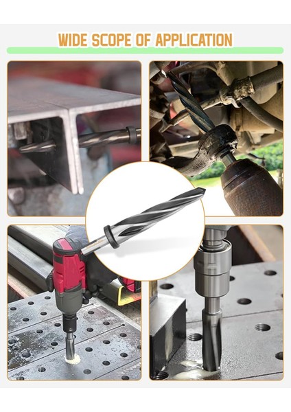 1/2 Inç Şaftlı 7/8 Inç Matkap Köprüsü/inşaat Rayba Ucu M2 Hss Konik Mandrenli Rayba Ucu Aracı Çelik Metal Için (Yurt Dışından) indirimleri