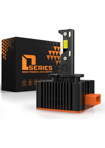 Yeni D Serisi Araba LED Far Ampulü Için 1 Çift Yüksek Kaliteli V31 LED 10000LM 6500K 110W D3/D3S 3 Bakır Boru (Yurt Dışından)