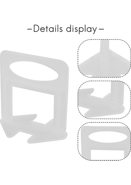 Fayans Düzeltme Sistemi Klipsleri 2 mm - Profesyonel Seramik Karo ve Taş Döşeme Için 400 Adet Kendin Yap Fayans Düzeltme Ara Parçaları (Yurt Dışından) fırsatları