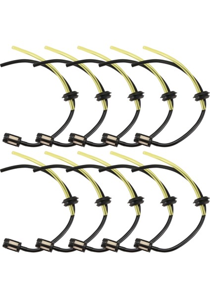 139/140/G35/144 Çim Biçme Makinesi, Çim Biçme Makinesi ve Benzinli Yakıt Tankı Filtresi Için 10 Adet Yakıt Hortumu ve Yakıt Filtresi Seti (Yurt Dışından)