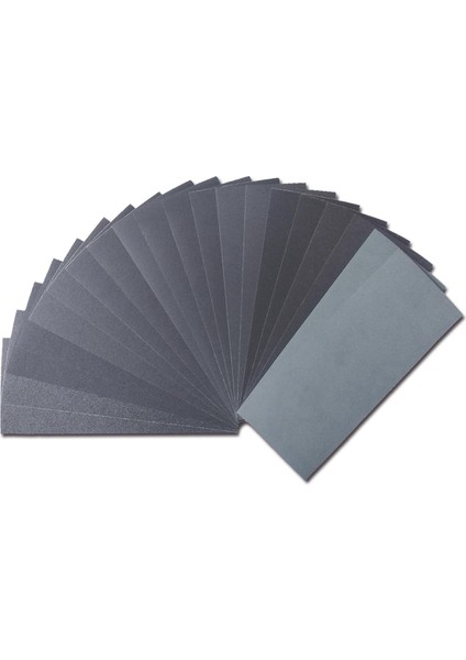 Zımpara Kağıdı Çeşit Paketi, Ahşap Metal Zımparalama Için 20 Adet Çeşitli Zımpara Kağıdı, Islak Kuru Zımpara Kağıdı Levhaları, 9 x 3,6 Inç (Yurt Dışından)