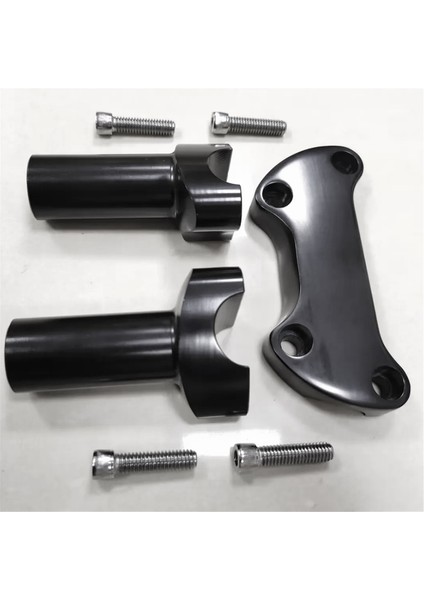 Harley Dyna Için 4 Inç Düz Gidon Yükselticileri ve 1 Inç Üst Kelepçe (Yurt Dışından) indirimleri