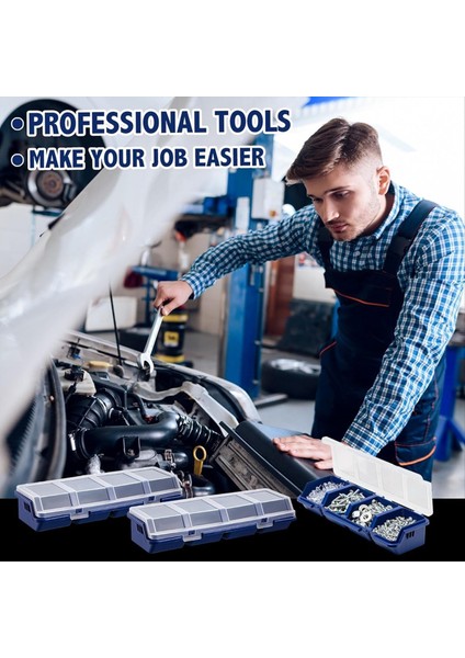 6'lı Paket Vida Düzenleyici Kutu Kapaklı 4 Bölmeli Alet (Yurt Dışından) indirimleri