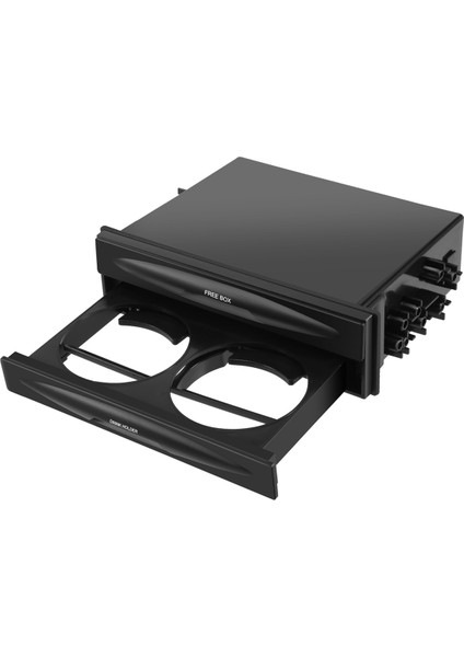 Araba Tek Din Radyo Cep, Evrensel CD Radyo Cep Içecek Bardak Tutucu Saklama Kutusu Siyah (Yurt Dışından)